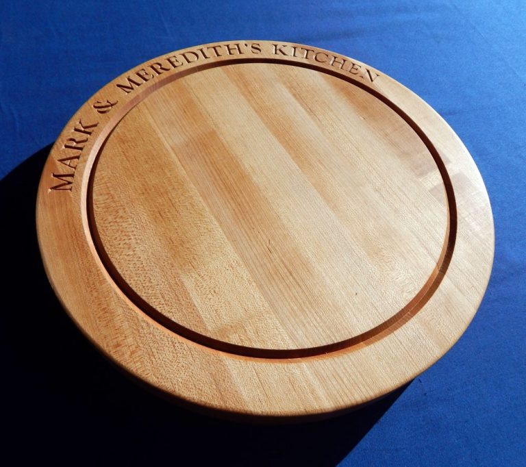 Personalized Round Cutting Board | East Bay Cutting Boards Cape Cod